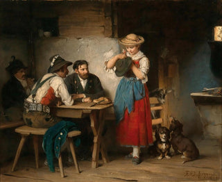 Dekoration eines Hutes - Franz von Defregger — Ansicht des Kunstwerks