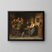 Die Werbung - Franz von Defregger — gerahmtes Bild an der Wand