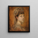 Charlotte de Meiningen, Prinzessin von Preußen - Franz von Lenbach — gerahmtes Bild an der Wand