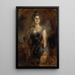 Hubertine Henriette Startz - Franz von Lenbach — gerahmtes Bild an der Wand