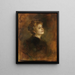 Lily von Poschinger - Franz von Lenbach — gerahmtes Bild an der Wand