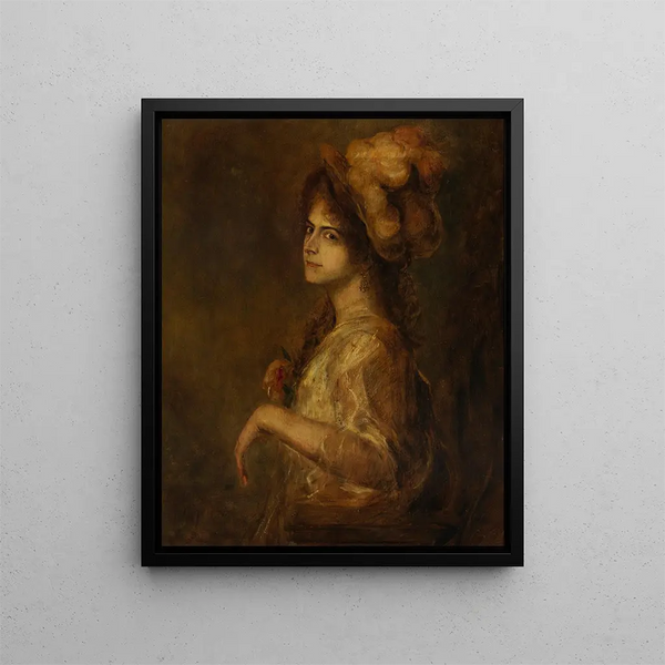 Marion Franchetti - Franz von Lenbach — gerahmtes Bild an der Wand