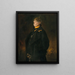 Portrait des Fürsten Otto von Bismarck 1815-1898 - Franz von Lenbach — gerahmtes Bild an der Wand