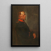 Portrait des Helmut Grafen von Moltke - Franz von Lenbach — gerahmtes Bild an der Wand