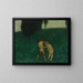 Glühwürmchen - Franz von Stuck — gerahmtes Bild an der Wand