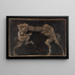 Faunes kämpfende - Franz von Stuck — gerahmtes Bild an der Wand