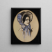 Portrait der Tochter Marie - Franz von Stuck — gerahmtes Bild an der Wand