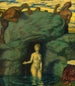 Nymphe du printemps entendue par la faune - Franz von Stuck — Ansicht des Kunstwerks