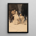 Satyre avec nymphes et enfant - Franz von Stuck — gerahmtes Bild an der Wand