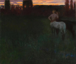 Sonnenuntergang - Franz von Stuck — Ansicht des Kunstwerks