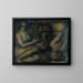 Tentation - Franz von Stuck — gerahmtes Bild an der Wand