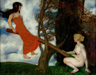 Der Schaukel - Franz von Stuck — Ansicht des Kunstwerks