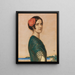 Mädchen Marie als Spanierin - Franz von Stuck — gerahmtes Bild an der Wand