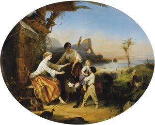 L'enfance de Paul et Virginie - Frédéric-Henri Schopin — Ansicht des Kunstwerks