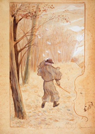 Frdric Auguste Cazals - Paul Verlaine dans un paysage hivernal.webp