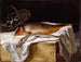 Naturmorte mit Fisch - Frédéric Bazille — Ansicht des Kunstwerks