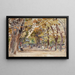 Garten öffentlich Paris im Jahr 1899 - Frédéric Houbron — gerahmtes Bild an der Wand