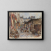 Der Markt der roten Kinder im Westen bei Regen im Jahr 1907, 3. Bezirk - Frédéric Houbron — gerahmtes Bild an der Wand