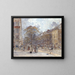Der boulevard des Italiens, Morgenstimmung - Frédéric Houbron — gerahmtes Bild an der Wand