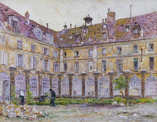 Der Klosterhof der Abtei in Bois, Rue de Sèvres - Frédéric Houbron — Ansicht des Kunstwerks
