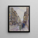 Rue de Bretagne en 1908 3ème arrondissement - Frédéric Houbron — gerahmtes Bild an der Wand