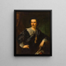 Ein Porträt des Königs Ludwig II. von Bayern - Frédérique Émilie Auguste O'Connell — gerahmtes Bild an der Wand