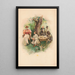 Eine Gartenparty - Fred Achert — gerahmtes Bild an der Wand