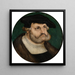 Frédéric der Weise, Kurfürst von Sachsen - Lucas Cranach der Ältere — gerahmtes Bild an der Wand
