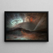 Aurora borealis - Frederic Edwin Church — gerahmtes Bild an der Wand