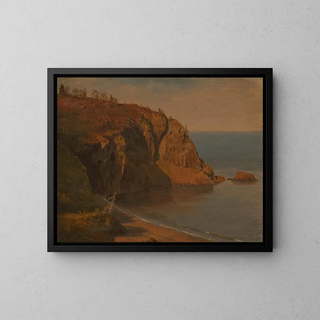 Côte de l'île Grand Manan, Kanada - Frederic Edwin Church — gerahmtes Bild an der Wand
