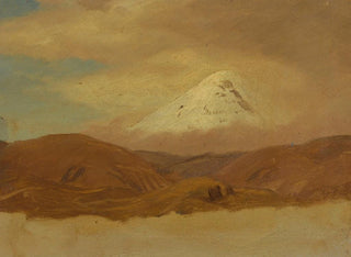 Mont Chimborazo, Ecuador - Frederic Edwin Church — Ansicht des Kunstwerks
