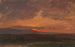 Vallée de l'Hudson, New York, avec le soleil se couchant derrière les montagnes Catskill - Frederic Edwin Church — Ansicht des Kunstwerks