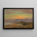 Sonnenuntergang im Hudson-Tal - Frederic Edwin Church — gerahmtes Bild an der Wand