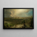 Jerusalem vom Ölberg - Frederic Edwin Church — gerahmtes Bild an der Wand