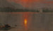 Sonnenuntergang am Millinocket-See - Frederic Edwin Church — Ansicht des Kunstwerks