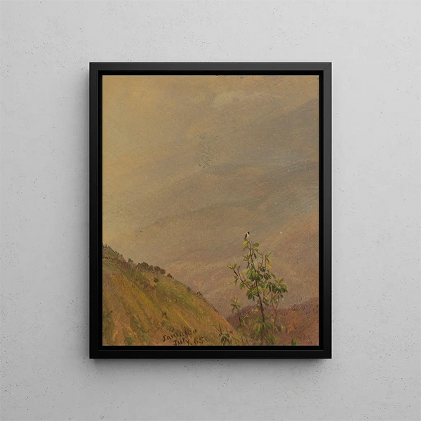 Landschaft VI - Frederic Edwin Church — gerahmtes Bild an der Wand
