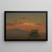 Landschaft bei Sonnenuntergang, Hudson NY - Frederic Edwin Church — gerahmtes Bild an der Wand