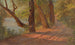 Landschaft einer nordamerikanischen Straße in der Nähe eines Sees - Frederic Edwin Church — Ansicht des Kunstwerks