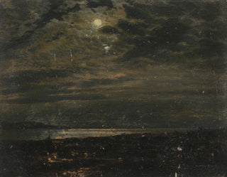 Mond über der Küste von Maine - Frederic Edwin Church — Ansicht des Kunstwerks