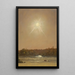 Sonnenuntergang im Maine - Frederic Edwin Church — gerahmtes Bild an der Wand