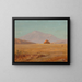Plateau montagneux avec une cabane - Frederic Edwin Church — gerahmtes Bild an der Wand