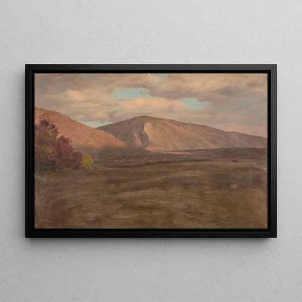 Mont Katahdin depuis le sud-ouest - Frederic Edwin Church — gerahmtes Bild an der Wand