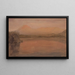 Monts Katahdin et Turner depuis le lac Katahdin - Frederic Edwin Church — gerahmtes Bild an der Wand