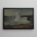 Chutes du Niagara au crépuscule - Frederic Edwin Church — gerahmtes Bild an der Wand