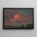 Dämmerung bei Olana - Frederic Edwin Church — gerahmtes Bild an der Wand