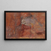 Studie der Felsen Petra - Frederic Edwin Church — gerahmtes Bild an der Wand