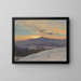 Sonnenuntergang über das Hudson-Tal im Winter - Frederic Edwin Church — gerahmtes Bild an der Wand