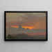 Sonnenuntergang II - Frederic Edwin Church — gerahmtes Bild an der Wand