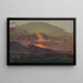 Sonnenuntergang über den Catskills - Frederic Edwin Church — gerahmtes Bild an der Wand