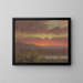 Sonnenuntergang in Jamaika, Westindische Inseln - Frederic Edwin Church — gerahmtes Bild an der Wand